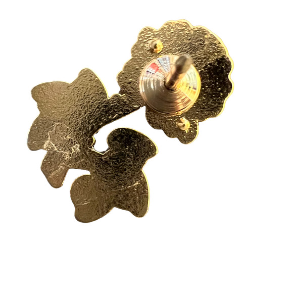 Enamel Red Rose Pin0 - Picture 3 of 4